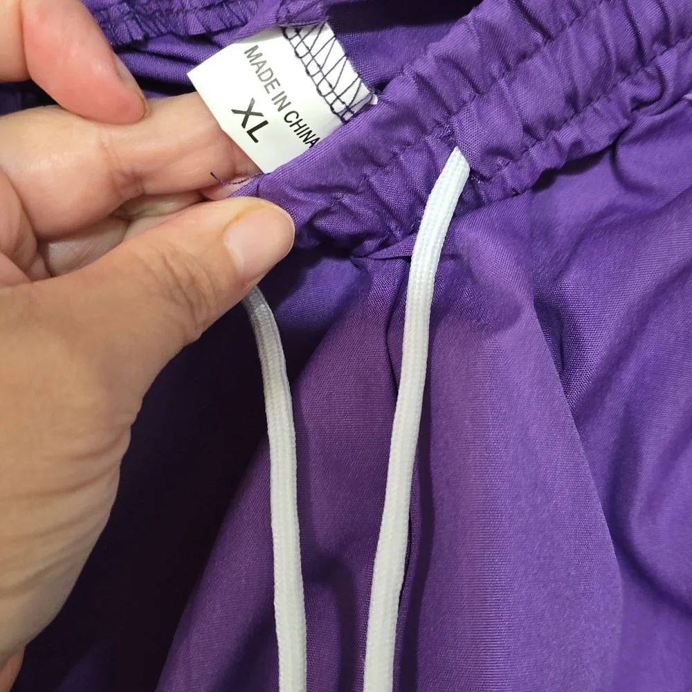 No Boundaries Purple Cargo Pants - Picture 2 of 6